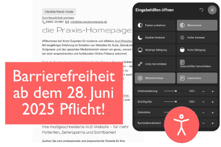 Barrierefreiheit im Web: Ab dem 28. Juni 2025 Pflicht!