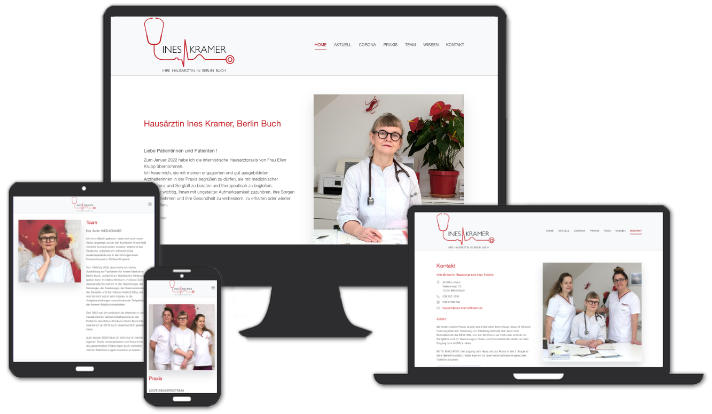 Website: Hausärztin Ines Kramer