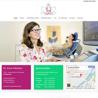 Webseite für Frauenheilkunde