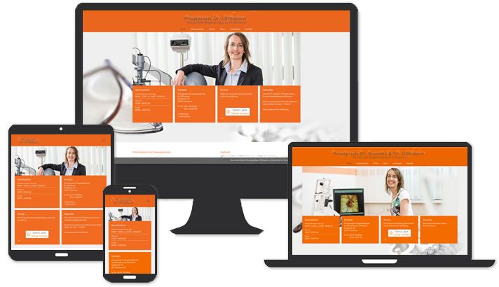 Website für Dr. Offenborn Augenarzt Hannover