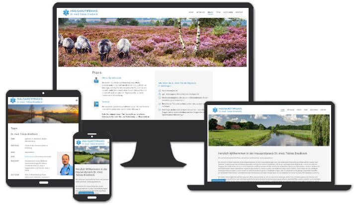Webseite für Hausarzt Lüneburg Hausarztpraxis Dr. med. Tobias Brodbeck
