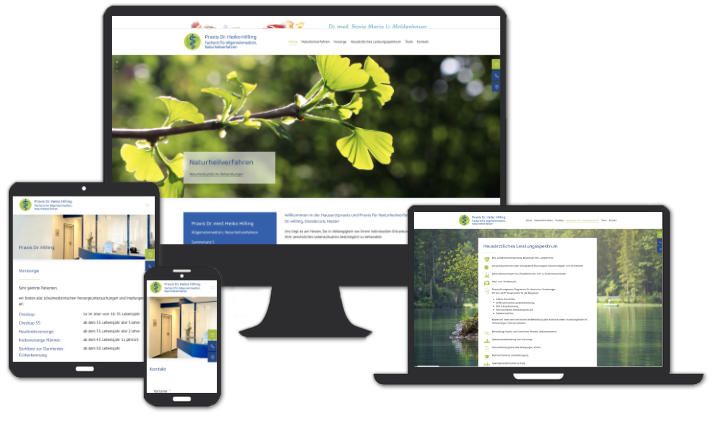 Website für Praxis Dr. med. Heiko Hilling, Osnabrück 