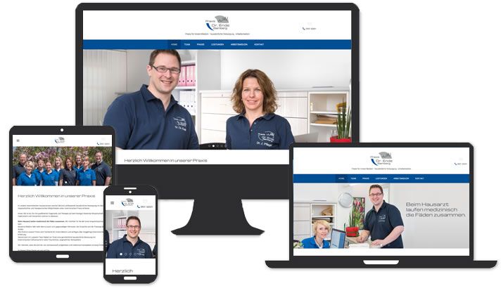 Homepage für Praxis Allgemeinarzt Dr. Ende, Bamberg