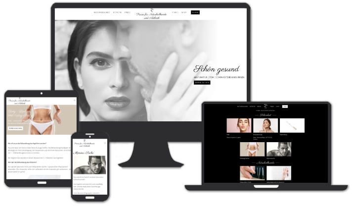 Homepage für Praxis Löffler Naturheilkunde & Ästhetik