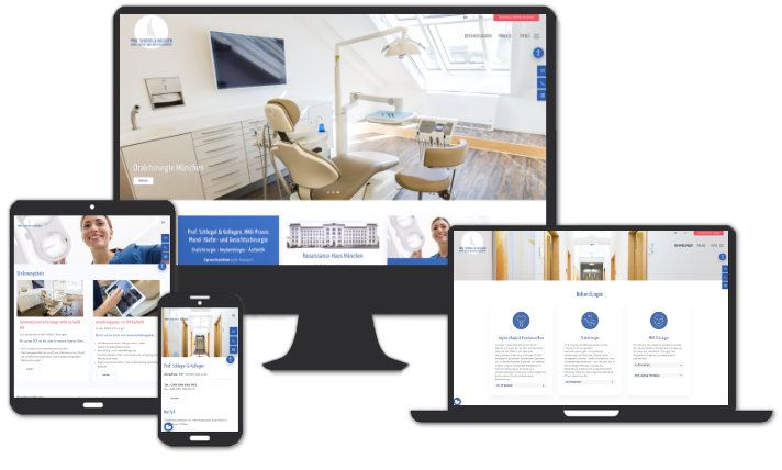 Website für MKG Praxis Prof. Schlegel & Kollegen