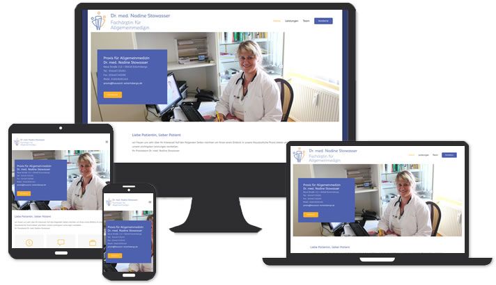 Webseite für Allgemeinärztin Dr. Stowasser, Eckartsberga